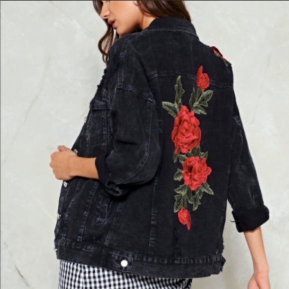 nasty gal denim jacket